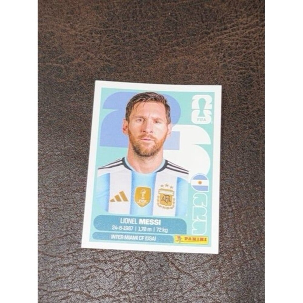 Lionel Messi Argentina Panini FIFA 2026 World Cup Sticker ARG 17 (2 Available)
